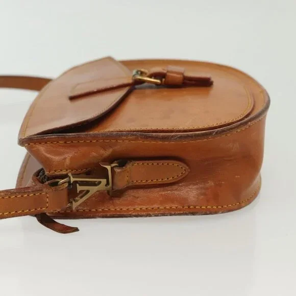 Authentic LOUIS VUITTON Nomad leather Jeune Fille PM Shoulder Bag Beige LV - Picture 11 of 16